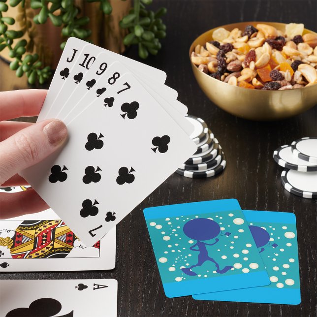 Martian Carrying  A Flower Playing Cards (Creator Uploaded)