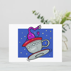 Martian Character Invitations