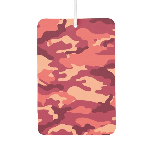MARTIAN DESERT CAMO / CAMOUFLAGE DAZZLE PATTERN CAR AIR FRESHENER (Front)