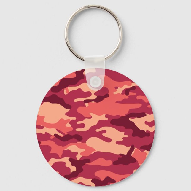 MARTIAN DESERT CAMO / CAMOUFLAGE DAZZLE PATTERN KEY RING (Front)
