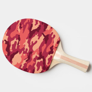 MARTIAN DESERT CAMO / CAMOUFLAGE DAZZLE PATTERN PING PONG PADDLE