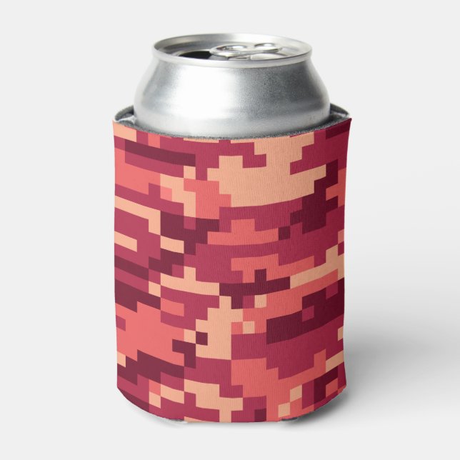 MARTIAN DESERT DIGITAL CAMO / CAMOUFLAGE CAN COOLER (Can Front)
