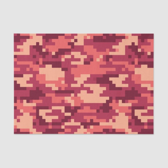 MARTIAN DESERT DIGITAL CAMO / CAMOUFLAGE TISSUE PAPER (Front)