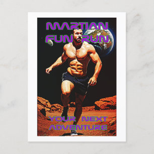 Martian Fun Run - Your Next Adventure Postcard