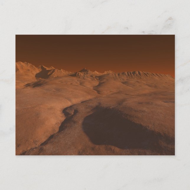 Martian Landscape Postcard (Front)