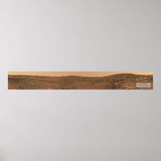 Martian Landscape (Seminole panorama, full-width) Poster