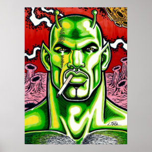 Martian Machismo Poster