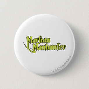 Martian Manhunter Logo 6 Cm Round Badge