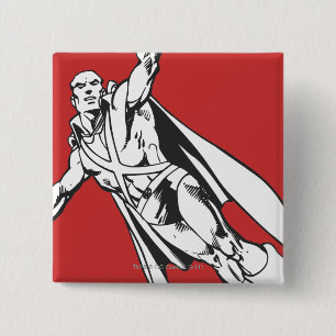 Martian Manhunter Soars 2 15 Cm Square Badge