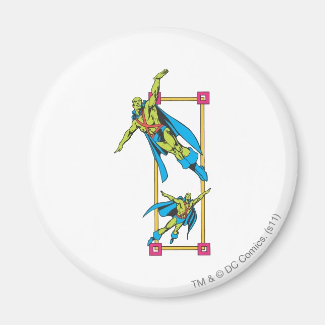Martian Manhunter Soars Magnet (Front)