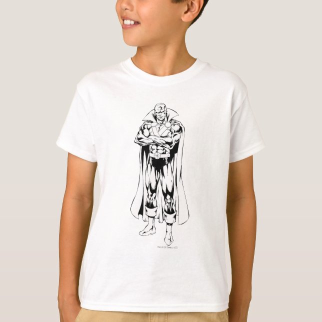 Martian Manhunter Standing Outline T-Shirt (Front)