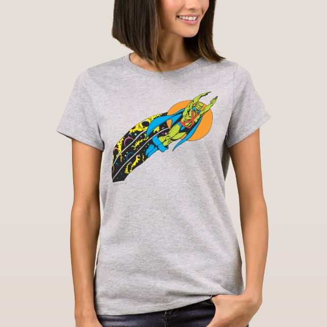 Martian Manhunter Takes Flight T-Shirt (Front)