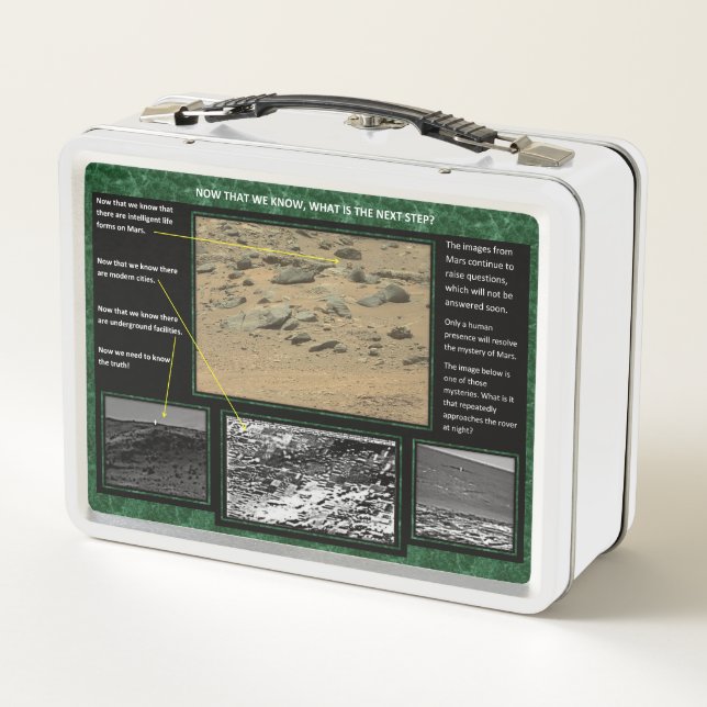 Martian Metal Lunchbox (Back)