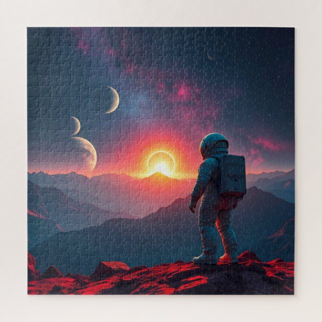 MARTIAN SETTLERS 3 JIGSAW PUZZLE (Vertical)