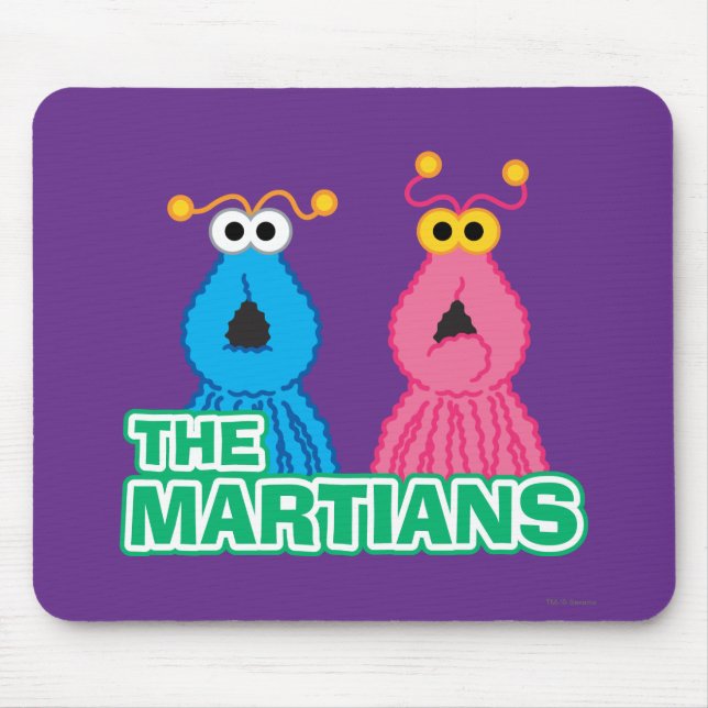 Martians Classic Style Mouse Mat (Front)