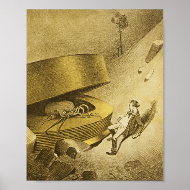 Martians War Of The Worlds SciFi Aliens Poster (Front)