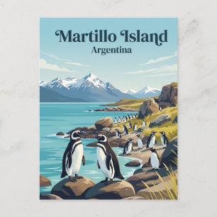 Martillo Island Argentina Postcard