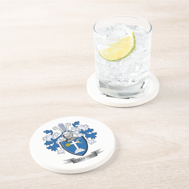 Martin Coat of Arms Coaster (Side)