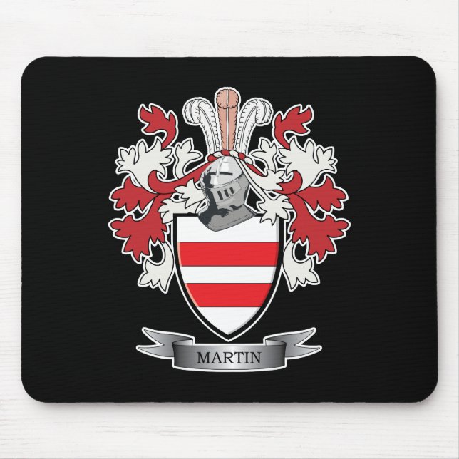 Martin Coat of Arms Mouse Mat (Front)