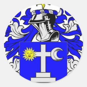 Martin (Ireland) Coat of Arms Classic Round Sticker