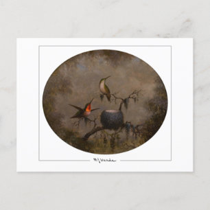 Martin Johnson Heade #131 - Fine Art Postcard
