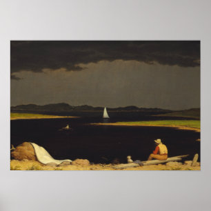 Martin Johnson Heade - Approaching Thunderstorm Poster