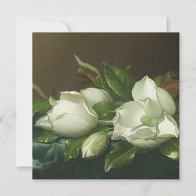 Martin Johnson Heade - Magnolias Holiday Card (Front)