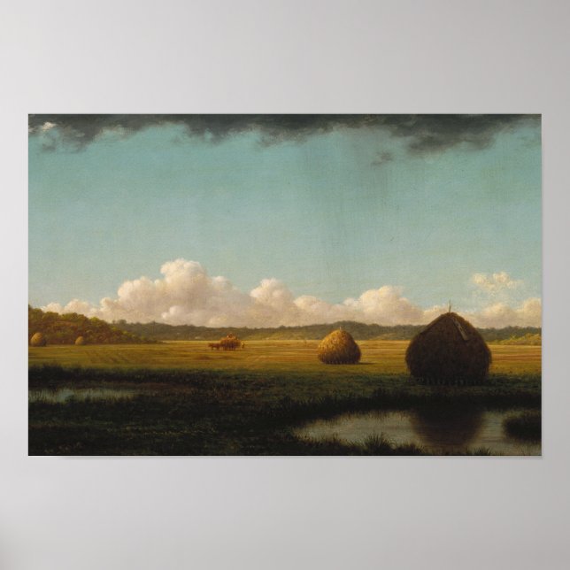 Martin Johnson Heade - Summer Showers Poster (Front)
