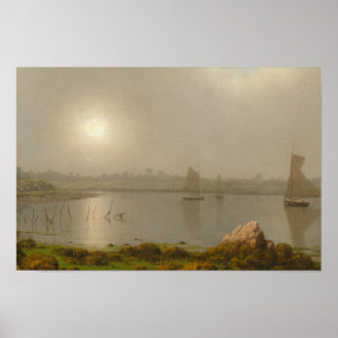 Martin Johnson Heade - York Harbor, Coast of Maine Poster