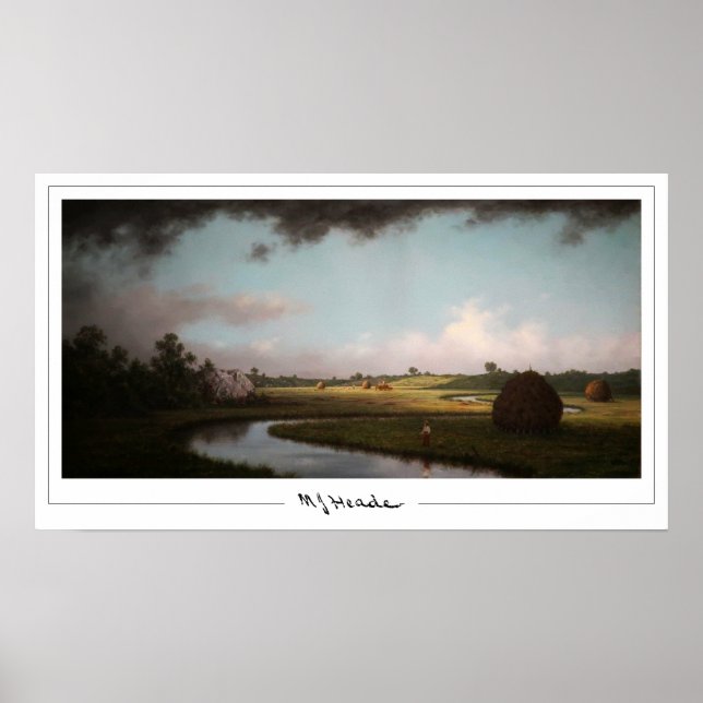 Martin Johnson Heade Zedign Art Poster #104 (Front)