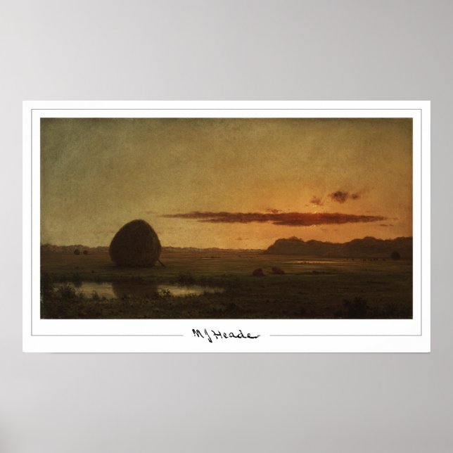 Martin Johnson Heade Zedign Art Poster #54 (Front)