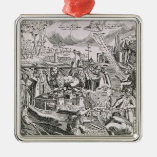 Martin Luther 2 Metal Tree Decoration