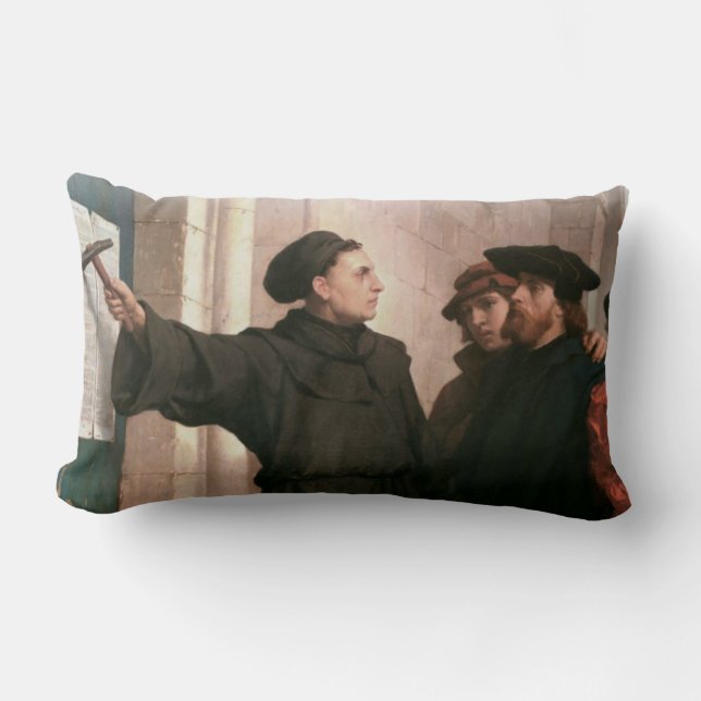 Martin Luther 95 Theses Lumbar Cushion (Front)