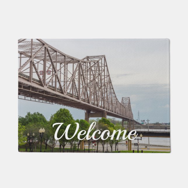 Martin Luther Bridge Welcome Doormat (Front)