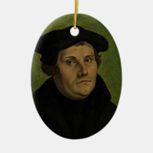 Martin Luther Ceramic Tree Decoration
