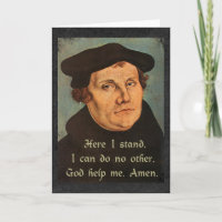 Martin Luther Here I Stand Quotation Religious