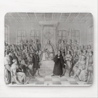 Martin Luther in front of Charles V