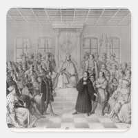 Martin Luther in front of Charles V
