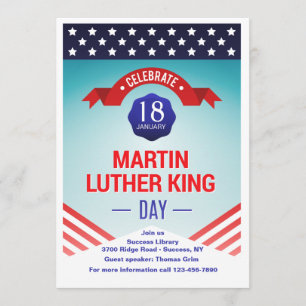 Martin Luther Kind Day Celebration Invitation