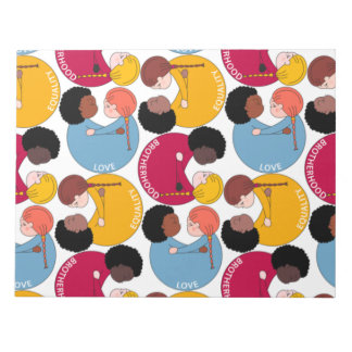 Martin Luther King day, fraternity and equality Notepad