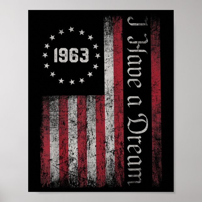 Martin Luther King Jr. Day I Have A Dream Mlk Day  Poster (Front)