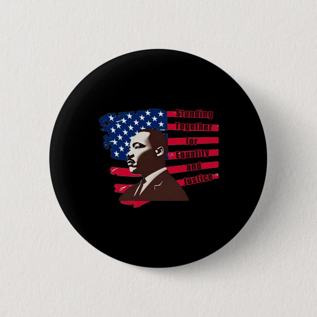 Martin Luther King Jr. Day Mlk Sticker  6 Cm Round Badge (Front)