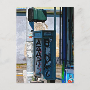 Martin Luther King Jr. pay phone Postcard