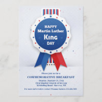 Martin Luther King Ribbon Invitation