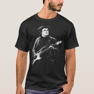 Martin Luther Plays Electric Guitar Vintage T-Shirt