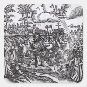 Martin Luther Square Sticker