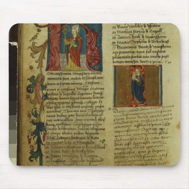 Martin Luther's Enrolment Mouse Mat (Front)