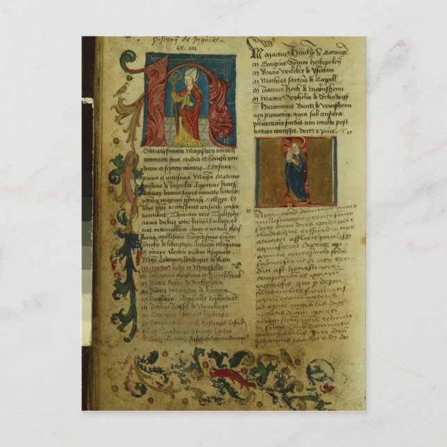 Martin Luther's Enrolment Postcard (Front)