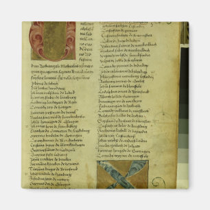 Martin Luther's enrolment sheet Magnet