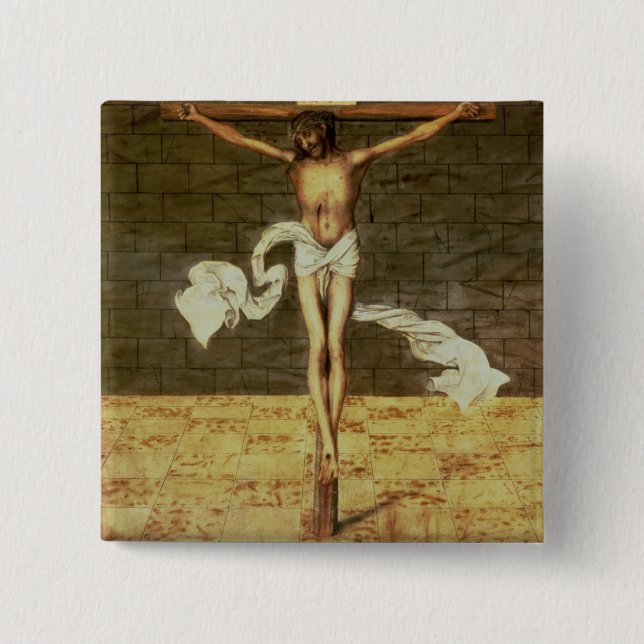 Martin Luther's Sermon 15 Cm Square Badge (Front)
